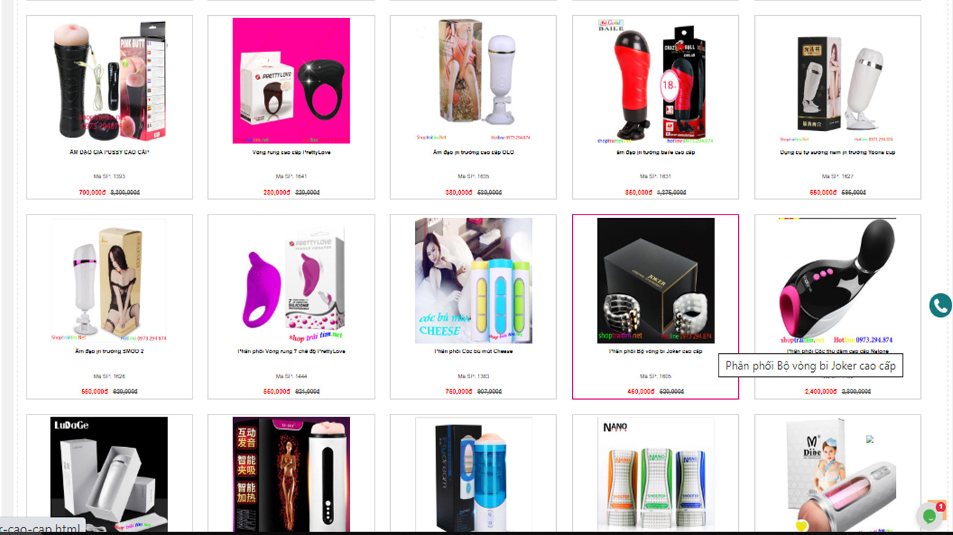 Âm đạo giả cao cấp tại quận 1